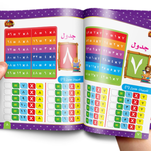 أكتب وأمسح جدول الضرب